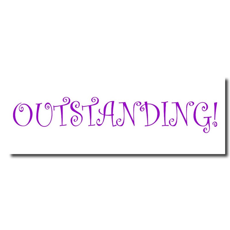 Acorn Sales - Large Outstanding Rubber Stamp