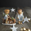 Goebel Winter Magic Angel Figurine Nina & Marco