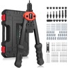 JiGiU 2 in 1 Rivet Nut Tool Rivet Gun, Professional