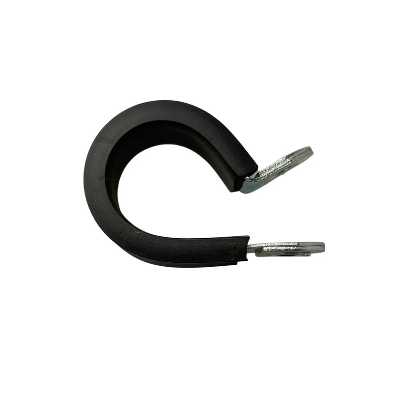TR Zinc Plated Rubber Lined P Clips Cable Mounting Hose