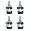 eMagTech 4pcs 4.7K Ohm B4K7 Linear Potentiometer with Switch WH137-2