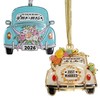 2 Pcs Just Married Car Pendant, Mr & Mrs Wedding