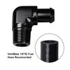 VehiMata 1/8 NPT Male to 1/4 90 Degree Hose Barb