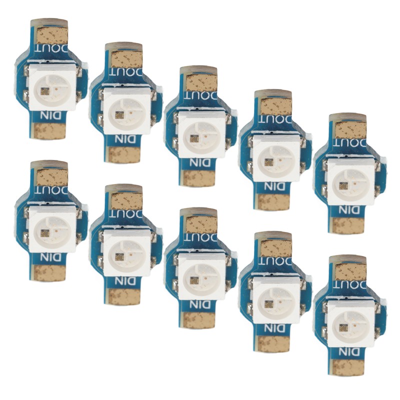 10Pcs WS2812 RGB LED Module High Brightness Energy Saving Lightweight