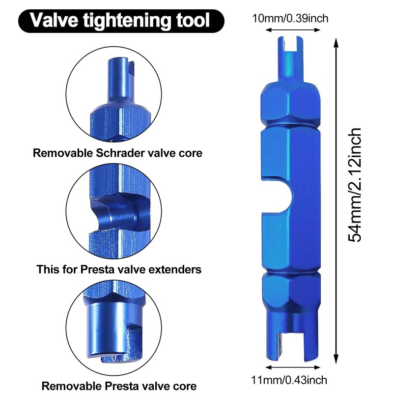 Core Removal Tool, Removal Bike Valve Core Tool, Replacement Bicycle