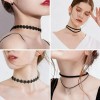 Jasu - Collar Gargantilla Choker Retro 23 Pzs Color Diferente