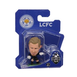 SoccerStarz Leicester Kasper Schmeichel City FC Home Kit (New Classic), 2.5 x 2.5 x 5 cm