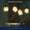 FLSNT 40W Equivalent LED Chandelier Light Bulbs, Dimmable Amber LED