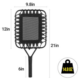 PLAYAPUT Baseball Racket for Fly Balls,15 Oz Baseball/Softball Fungo Racket Bat for Coaches and Parents to Help Players Practice Hitting Grounders,Fly Ball and Fielding Skills| with Large Shoulderbag