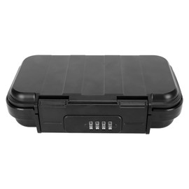 Portable Safe 4 Digit Combination Waterproof Anti-Theft Travel Safe Box with Detachable Chain for Keys Cash Jewelry for Home Car Beach Hotel