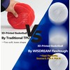 WISDREAM FlexiTough Flexible Filament Specifically for Printing Real-Game Bouncy Airless
