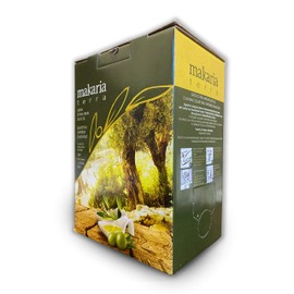 Makaria Terra, Greek Extra Virgin Olive Oil, 2021 NYIOOC Gold Award! Messinia, Koroneiki, 2020/21 Harvest! .17 acidity! Medium Intensity | Family Farm | Single Source 169 FL OZ (5 Liters)