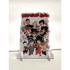 Bandai Dragon Ball Layerd Paper Board Art Stand - Goku Krillin Bulma Launch