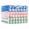 Vicloon Microfiber Cleaning Cloths, 6Pcs Super Absorbent Microfibre Cleaning Cloth，Reusable
