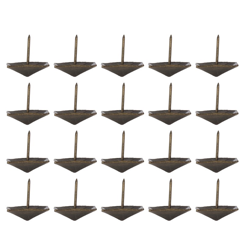 20 Pcs Antique Decorative Tacks Quadrate Appearance Clavos Decorative Nails