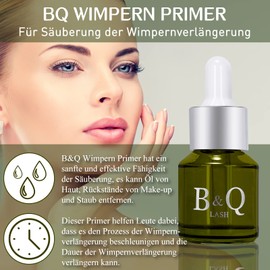 BQ Eyelash Primer for Eyelash Extension Lash Primer Eyelash Extension Eyelash Lifting Set Cleanser Eyelash Extension Accessories Eyelash Booster 15 ml