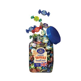 Walkers' Nonsuch Assorted Toffees & Chocolate Éclairs | Contains English Creamy, Milk & Dark Chocolate Covered, Banana Split & Milk Toffees | Traditional British Candy | 44.09 Oz (1.25kg)