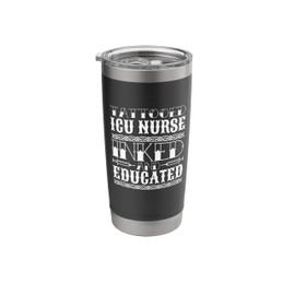 ICU Nurse Tattoo Lover Intensive Care Unit Nursing Stainless Steel Insulated Tumbler