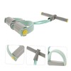 WOONEKY Stomach Abdominal Exercise Equipment 6-Tube Resistance Band Puller Pedal