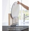Yamazaki 6179 Round Cutting Board Stand, Black, Approx. W 6.3