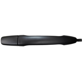 PT Auto Warehouse MI-3252P-FRK - Exterior Outer Outside Door Handle, Primed Black - without Smart Entry, Passenger Side Front
