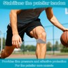 Penitue 2pcs Knee Patellar Tendon Support Strap, Silicone Patellar Tendon