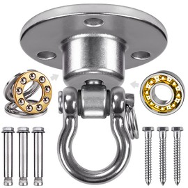 Benelabel Swing Hangers Heavy Duty, Swing Set Brackets, Swing Set Hardware, Swing Set Anchors, Swing Set Accessories, Punching Bag Hangers Porch Swing Kit Hammock Hardware Kit Hammock Hooks Heavy Duty