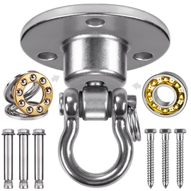 Benelabel Swing Hangers Heavy Duty, Swing Set Brackets, Swing Set Hardware, Swing Set Anchors, Swing Set Accessories, Punching Bag Hangers Porch Swing Kit Hammock Hardware Kit Hammock Hooks Heavy Duty