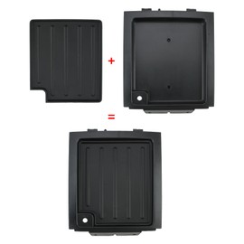 AUTOKAY Dash Upper Center Bezel Panel Trim Tray Fit for Ford F150 2004-2008 with AUX Input