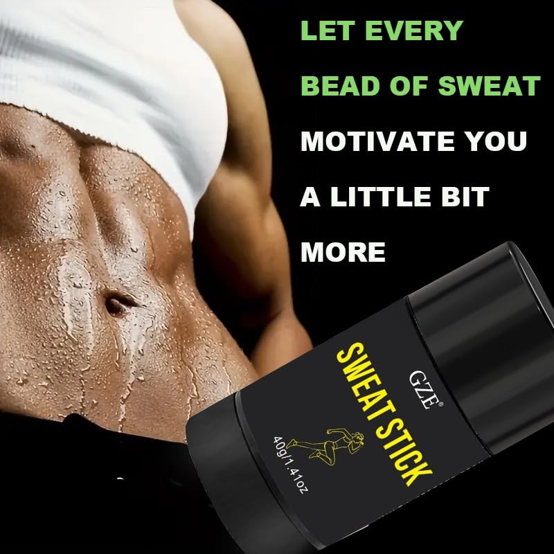 GZE Thermal Sweat Stick - Pre-Workout Warming Balm to Activate