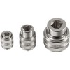 Adjustable Tap Socket Set, 3-Piece Low-Profile Tap Holder for Ratchet