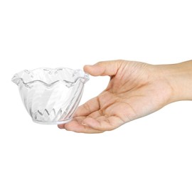 Olympia 6696 Kristallon Polycarb Sorbet Dish (Box 12),Off-white,59(H)x 95mm
