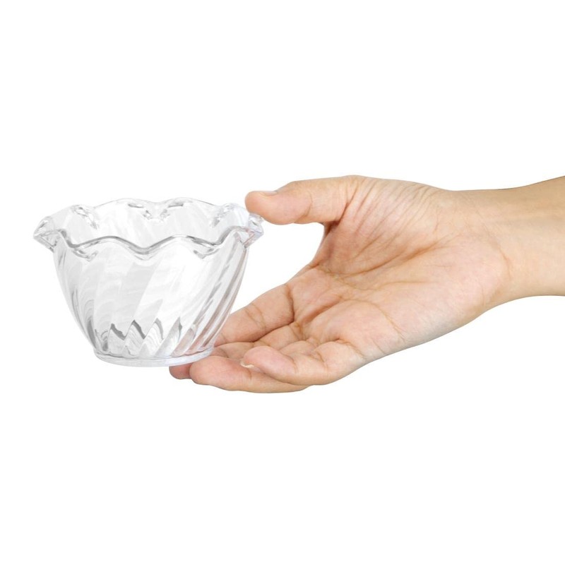 Olympia 6696 Kristallon Polycarb Sorbet Dish (Box 12),Off-white,59(H)x 95mm