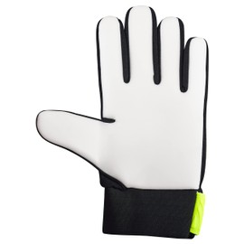 Vizari Junior Saver Soccer Goalkeeper Gloves (4, Yellow/Grey/Black)