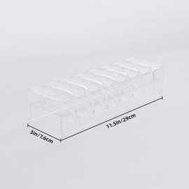 D-buy 2 Pcs Hat Organizer for Baseball Caps, No Install Acrylic Hat Holder for 14, Baseball Hat Storage Organizer, Hat Stand Hat Holder for Baseball Caps for Bedroom, Closet, Dresser, Office