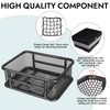 RAYMACE Bike Basket Rear with Reflective Waterproof Cover and Cargo