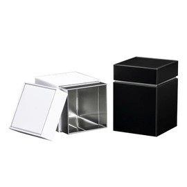 Bremer Gewürzhandel Square Slip-On Lid Box 78 x 78 x 110 mm Black