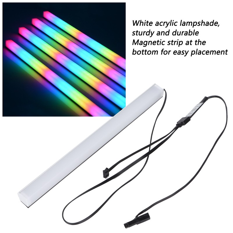 Tube Lamp 5V LED Colorful Acrylic Magnetic 3 Pin Strip