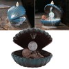 Incense Holder European Style Shell Shape LED Lamp Backflow Aromatherapy