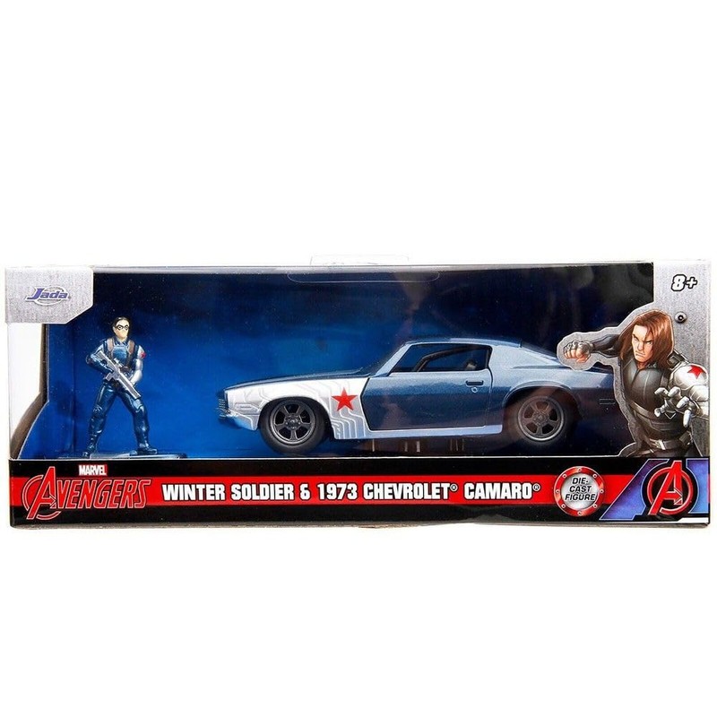 Jada Toys Che Camaro with Winter Soldier Figure - 1973