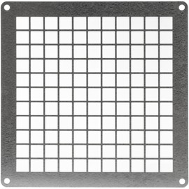 Repa Market 150 x 150mm Galvanized Steel Square Creeper Vent Grille - Inlet Outlet Vent Protector - Universal Metal Air Supply Exhaust Protector - Durable Duct Grille
