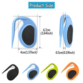 Yharnamite 4 Pcs Pet Knotting Comb, Pet Dematting Comb, Knotted Comb for Cats and Dogs, Pet Grooming Comb, Massage Hair Removal Tool for Dog Cat