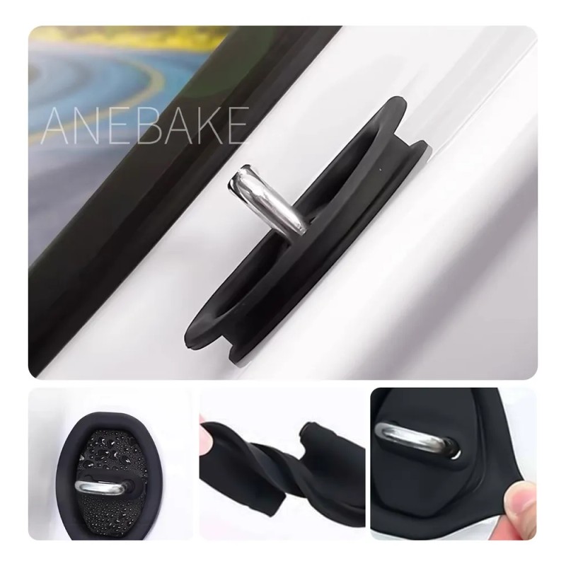 4pz Protector Puertas Autos Protector Cerradura De Puerta