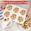 CAKETIME Large Muffin Pan, Metal Reinforced Frame 3.5 Inch Jumbo