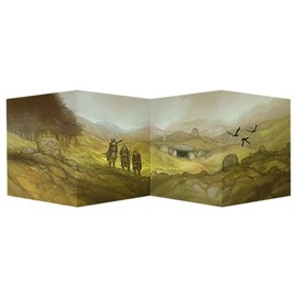 Pixie Games – Beyond the Wall – Écran du Maître – 21.6 x 0.08 x 28 cm - Pour les Parties de Jeu – Paravent à 4 Volets – Accessoire Jeux de Rôles - Français - PIX1327