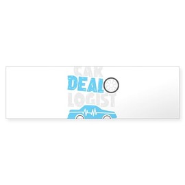 CafePress Car Dealer Cardealogist Auto Dealer 10"x3" Rectangle Vinyl Bumper Sticker Car Decal