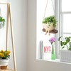 ZDNT Hanging Flower Pots with Swing Face, Swing Face Planter,