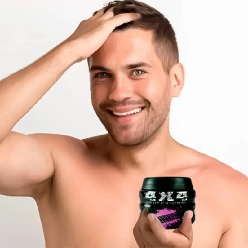 Cera Para Cabello Fijación Media Alta 4x4 Profesional 100gr