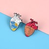 Kimnny Brooch, 13 Styles Anatomical Heart Pin Kit Scientific Heart