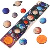 Zeoddler Solar System Toys for Kids 3-6, Wooden Space Puzzle,